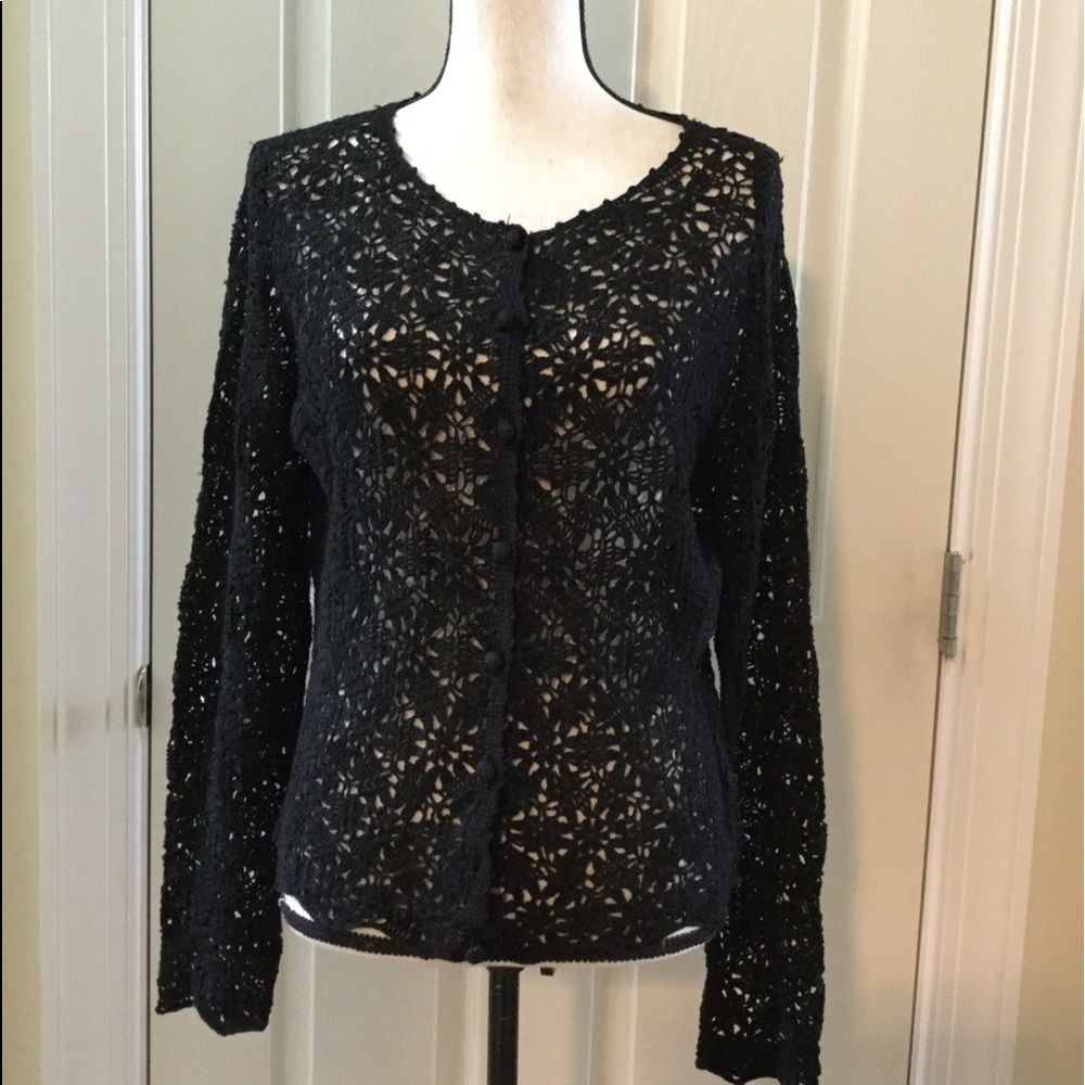 Crocheted sweater